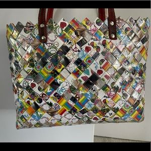 Large Candy wrapper tote